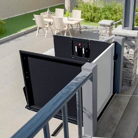 flex lift used on deck