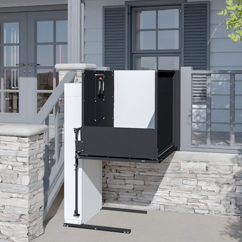 wheelchair lift at a home