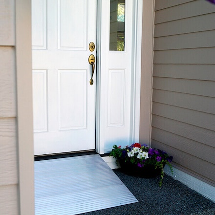 ramp near door threshold