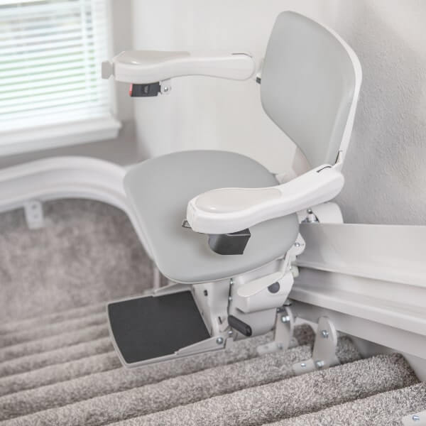 elite stairlift on curved rail