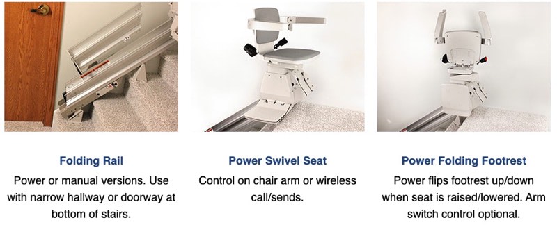 options for elan stairlift